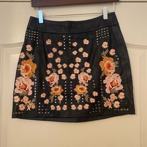Free People embroidered mini